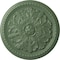 Ekena Millwork Swindon Ceiling Medallion (Fits Canopies up to 2 7/8"), 16 7/8"OD x 1 1/2"P, Athenian Green CM16SWAGF - alternate 1